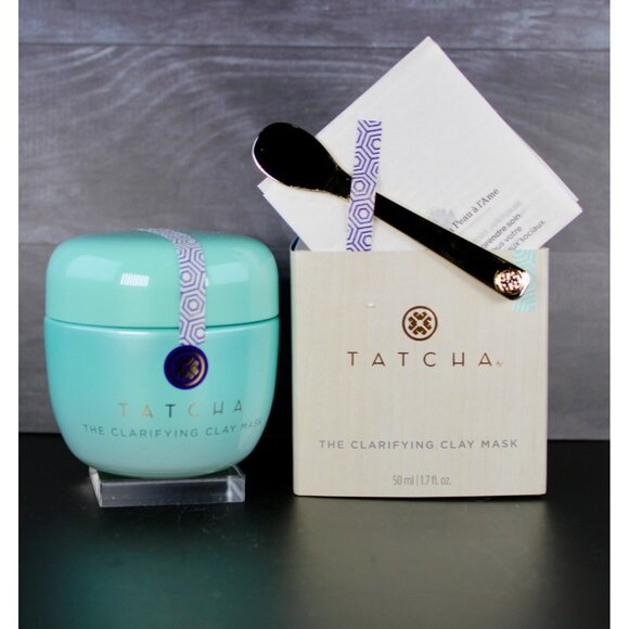 TATCHA The Clarifying Clay Mask 1.7 oz BOXED & SEALED! $70 MSRP - Picture 1 of 8
